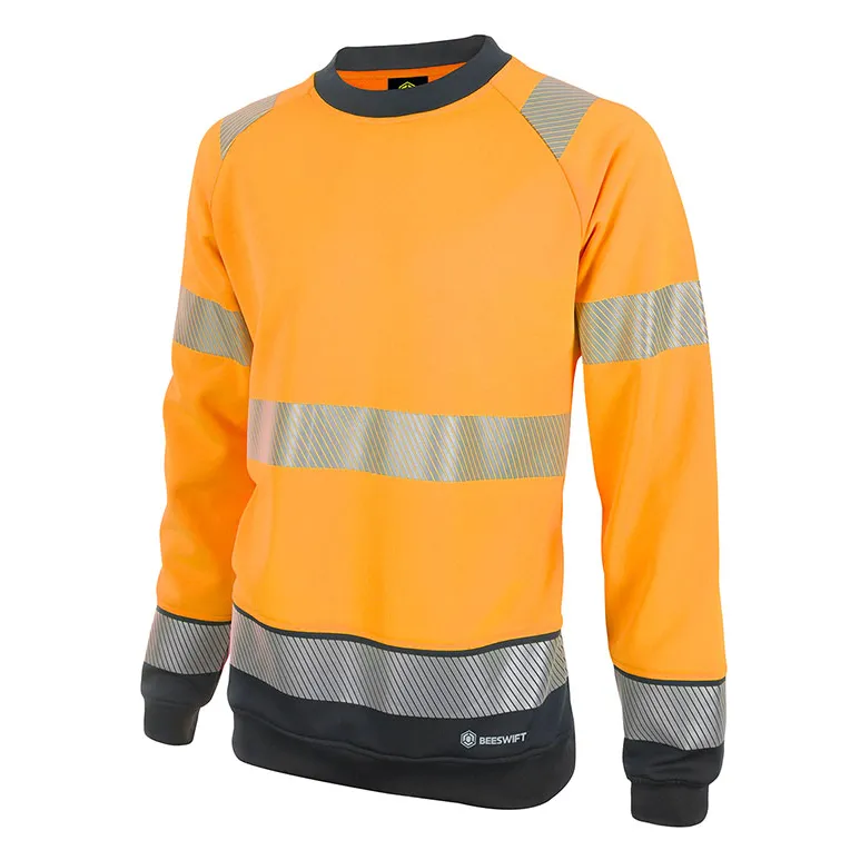 Beeswift Deltic Hi-Vis Two-Tone Sweatshirt